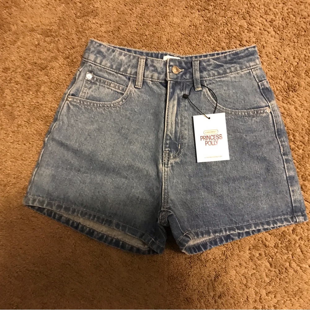 Princess Polly Blue Jean Shorts